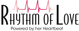 RHYTHM OF LOVE POWERED BY HER HEARTBEAT trademark