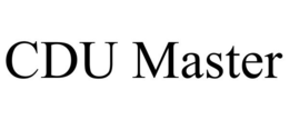 CDU MASTER trademark