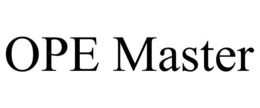 OPE MASTER trademark