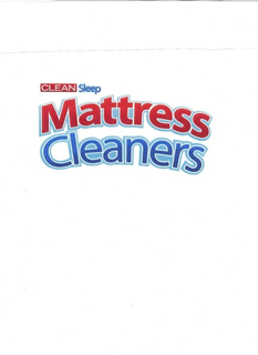 CLEAN SLEEP MATTRESS CLEANERS trademark