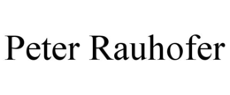 PETER RAUHOFER trademark