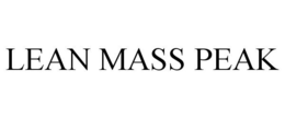 LEAN MASS PEAK trademark