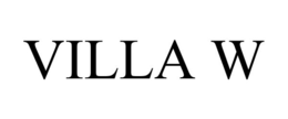 VILLA W trademark