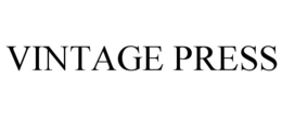 VINTAGE PRESS trademark