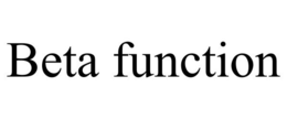 BETA FUNCTION trademark