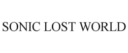 SONIC LOST WORLD trademark