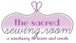THE SACRED SEWING ROOM A SANCTUARY TO LEARN AND CREATE trademark