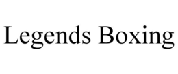LEGENDS BOXING trademark
