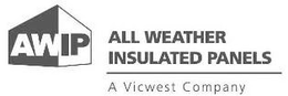 AWIP ALL WEATHER INSULATED PANELS A VICWEST COMPANY trademark