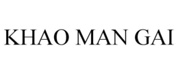 KHAO MAN GAI trademark