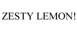 ZESTY LEMON! trademark