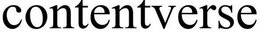 CONTENTVERSE trademark