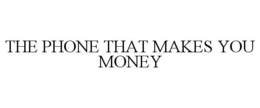 THE PHONE THAT MAKES YOU MONEY trademark