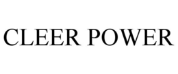 CLEER POWER trademark