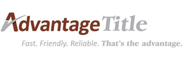 ADVANTAGE TITLE FAST. FRIENDLY. RELIABLE. THAT'S THE ADVANTAGE. trademark