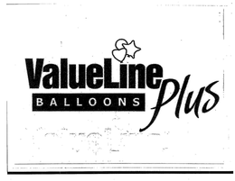 VALUELINE BALLOONS PLUS trademark