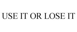 USE IT OR LOSE IT trademark