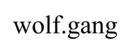 WOLF.GANG trademark