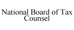 NATIONAL BOARD OF TAX COUNSEL trademark