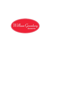 WILLIAM GREENBERG DESSERTS trademark