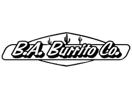 B.A. BURRITO CO. trademark