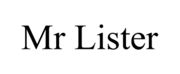 MR LISTER trademark