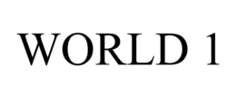 WORLD 1 trademark