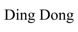 DING DONG trademark