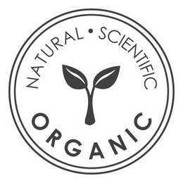 NATURAL · SCIENTIFIC ORGANIC trademark
