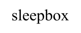SLEEPBOX trademark