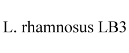 L. RHAMNOSUS LB3 trademark