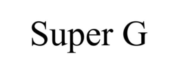 SUPER G trademark
