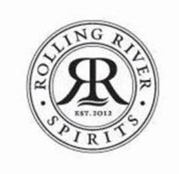 · ROLLING RIVER · R R EST. 2012 SPIRITS trademark