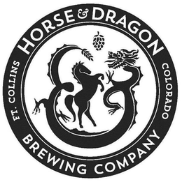 HORSE & DRAGON BREWING COMPANY FT. COLLINS COLORADO trademark