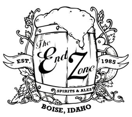 THE END ZONE SPIRITS & ALES EST. 1985 BOISE, IDAHO trademark