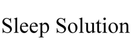 SLEEP SOLUTION trademark