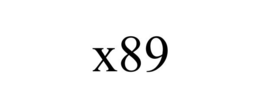 X89 trademark