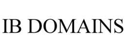 IB DOMAINS trademark