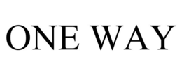 ONE WAY trademark