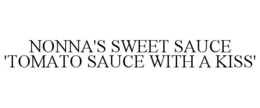 NONNA'S SWEET SAUCE 'TOMATO SAUCE WITH A KISS' trademark