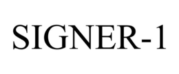 SIGNER-1 trademark