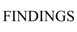FINDINGS trademark