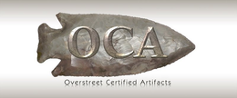 OCA OVERSTREET CERTIFIED ARTIFACTS trademark