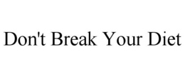 DON'T BREAK YOUR DIET trademark