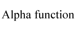 ALPHA FUNCTION trademark