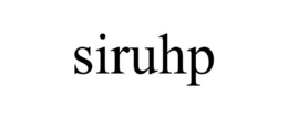 SIRUHP trademark