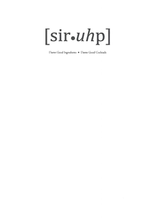 [SIR·UHP] DAMN GOOD INGREDIENTS · DAMN GOOD COCKTAILS trademark