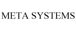 META SYSTEMS trademark