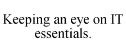 KEEPING AN EYE ON IT ESSENTIALS. trademark