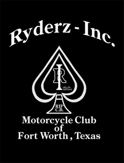RYDERZ-INC. R INC. RIP C.B. MOTORCYCLE CLUB OF FORT WORTH, TEXAS trademark